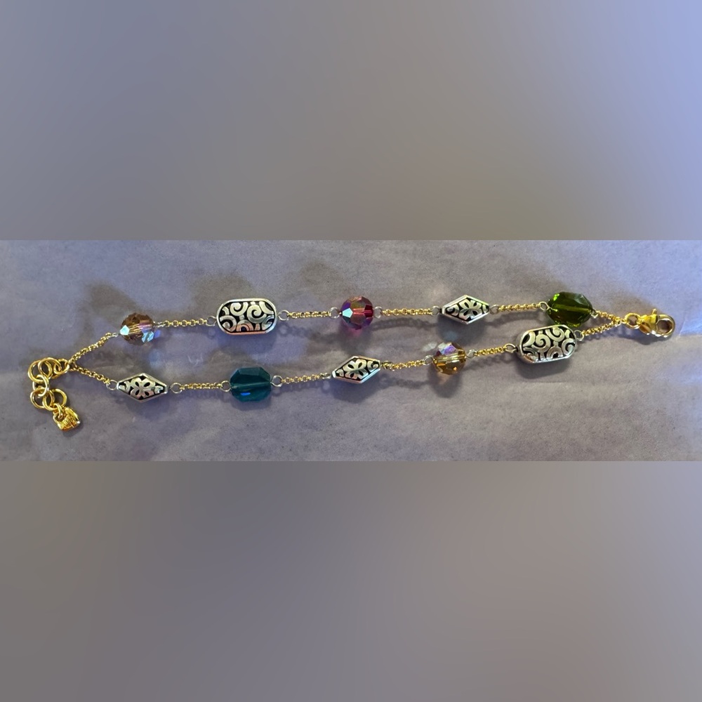 Brighton Multicolor Crystal and Gold-Tone Necklace